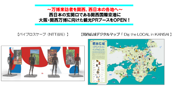 ～万博来訪者を関西、西日本の各地へ～　西日本の玄関口である関西国際空港に大阪・関西万博に向けた観光PRブースをOPEN！